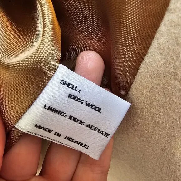 John Weitz Womens Coat 100% Wool, Size 6, Pre-owned - Picture 7 of 10